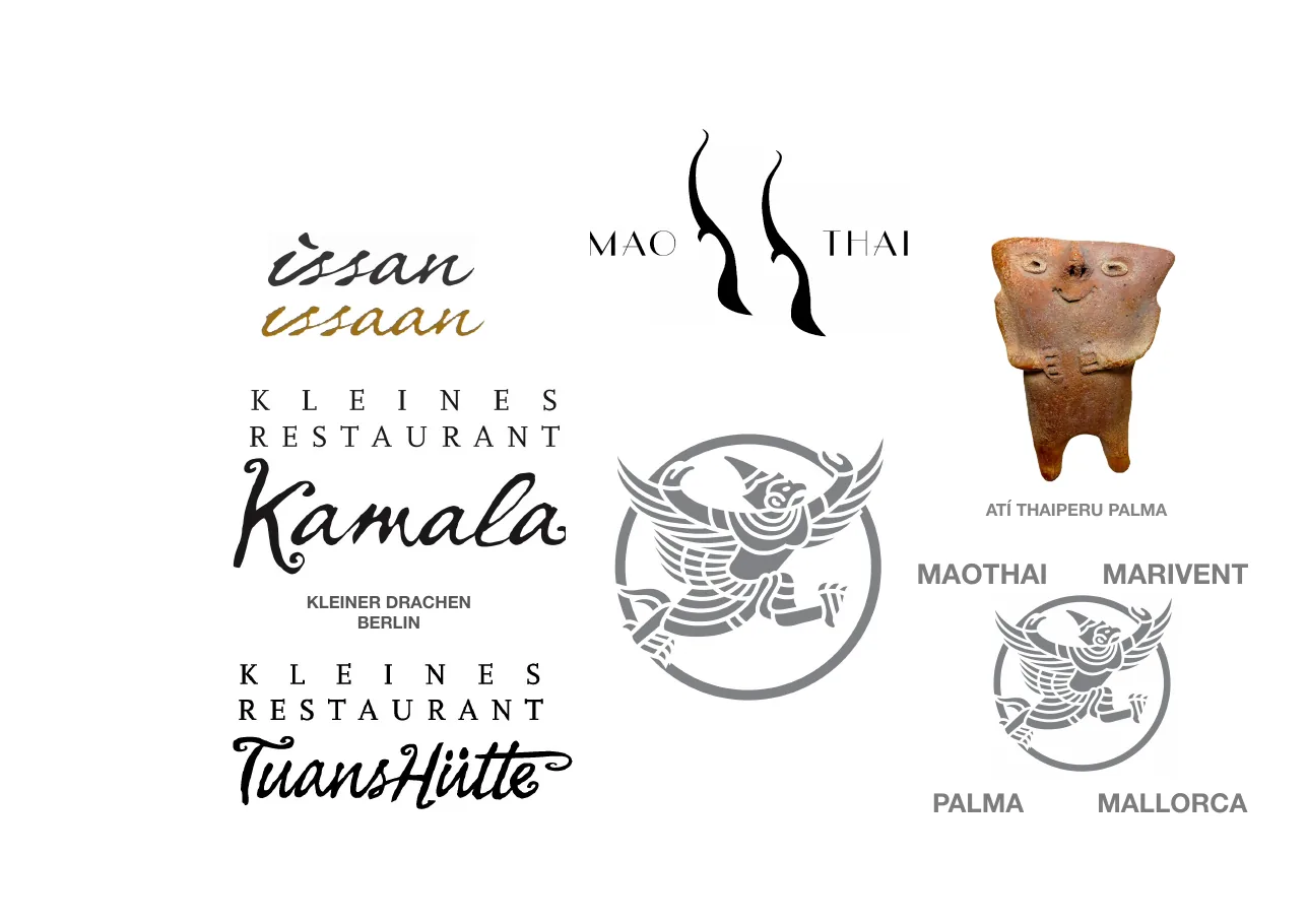 Neu zusammengestellte Marken und Logos der MAOTHAI-Gruppe